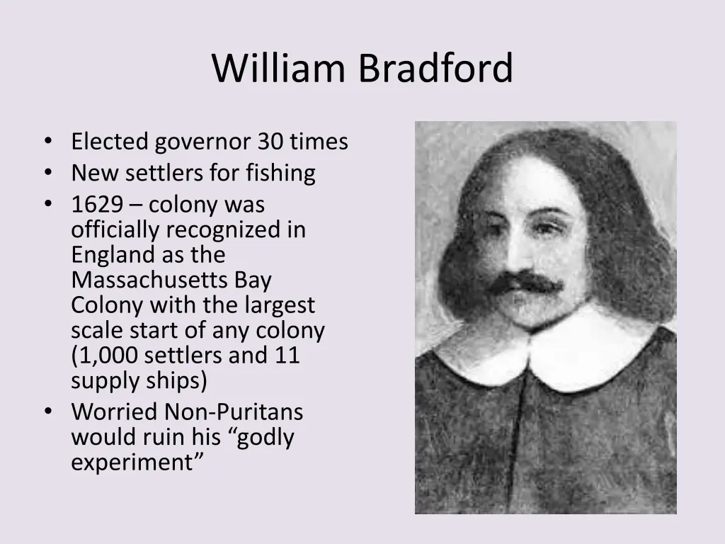 william bradford