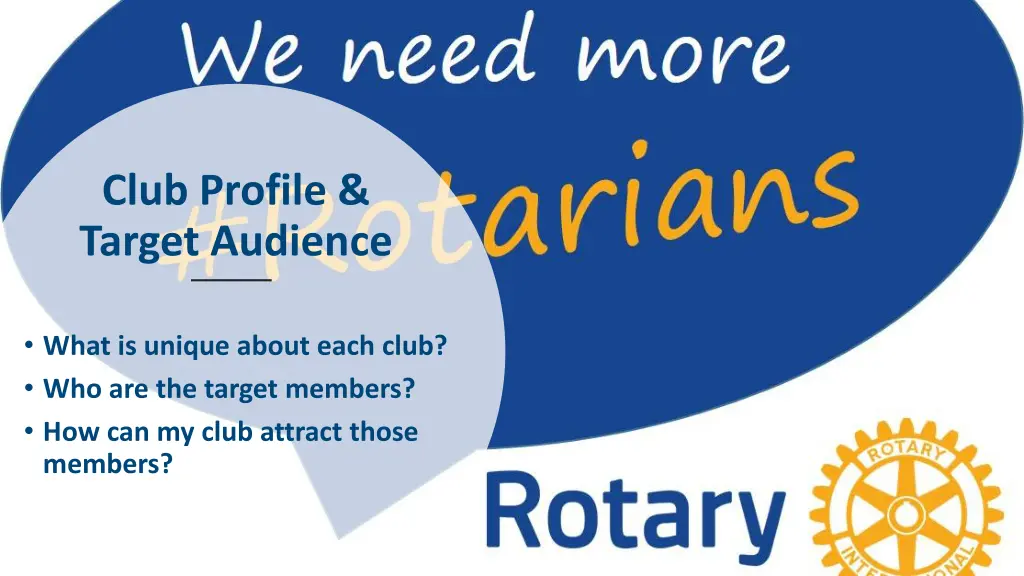 club profile target audience