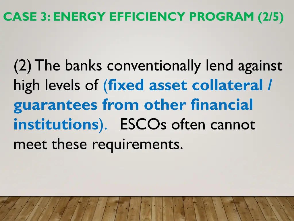 case 3 energy efficiency program 2 5