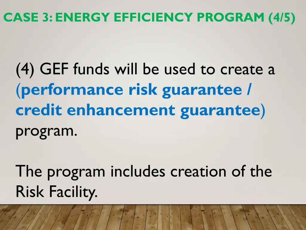 case 3 energy efficiency program 4 5