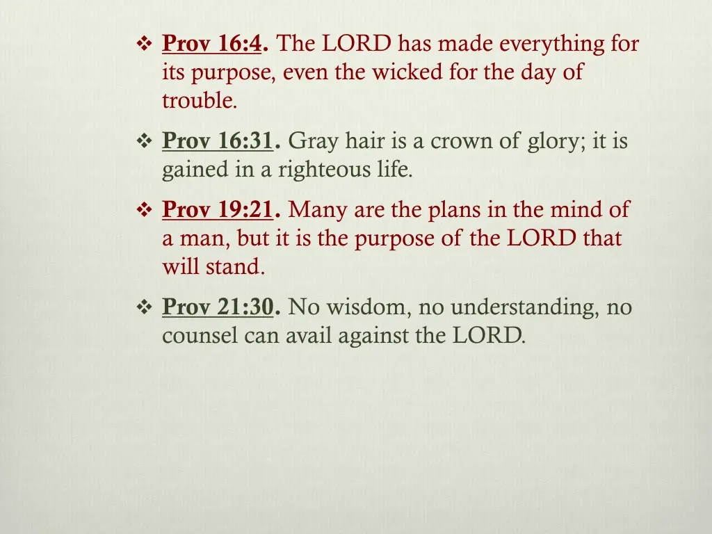 prov 16 4 the lord has made everything 2