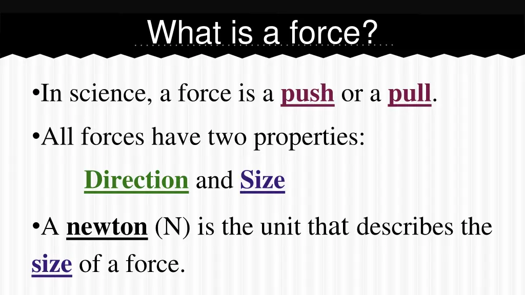 what is a force