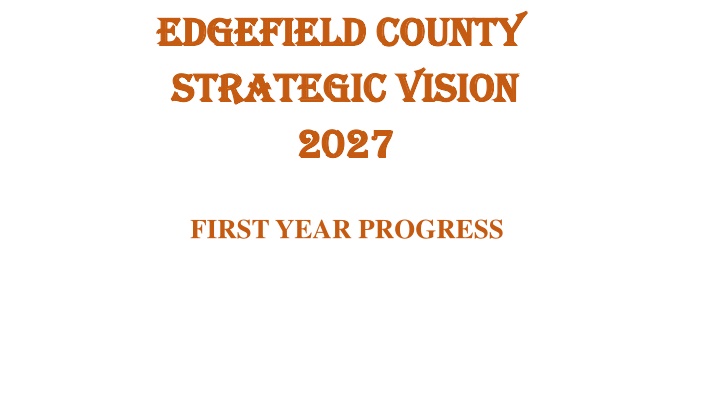 edgefield county edgefield county strategic