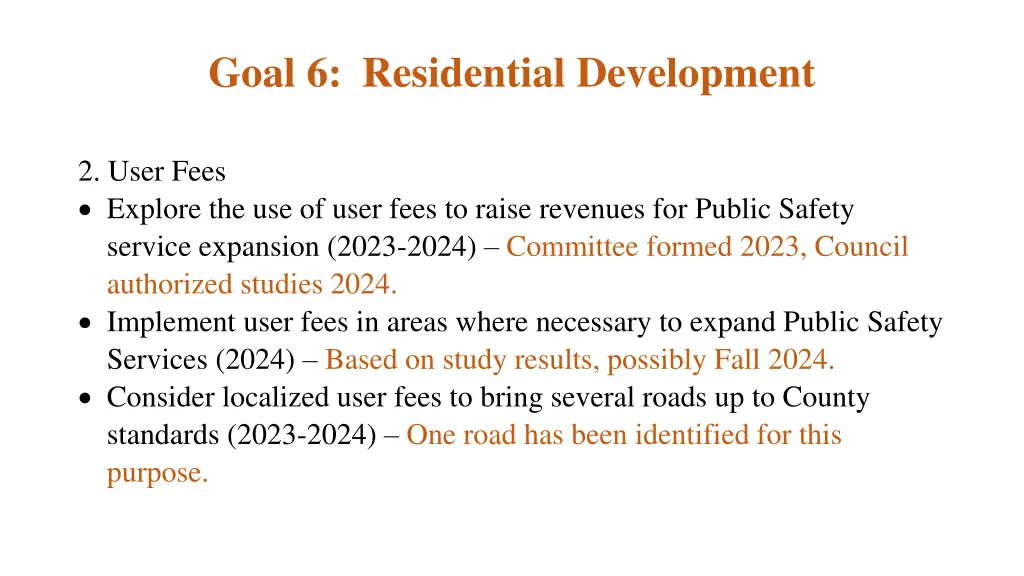 goal 6 residential development 1