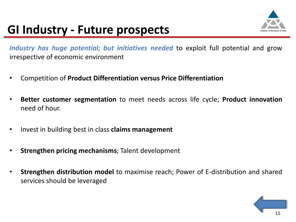 gi industry future prospects