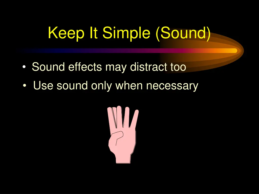 keep it simple sound