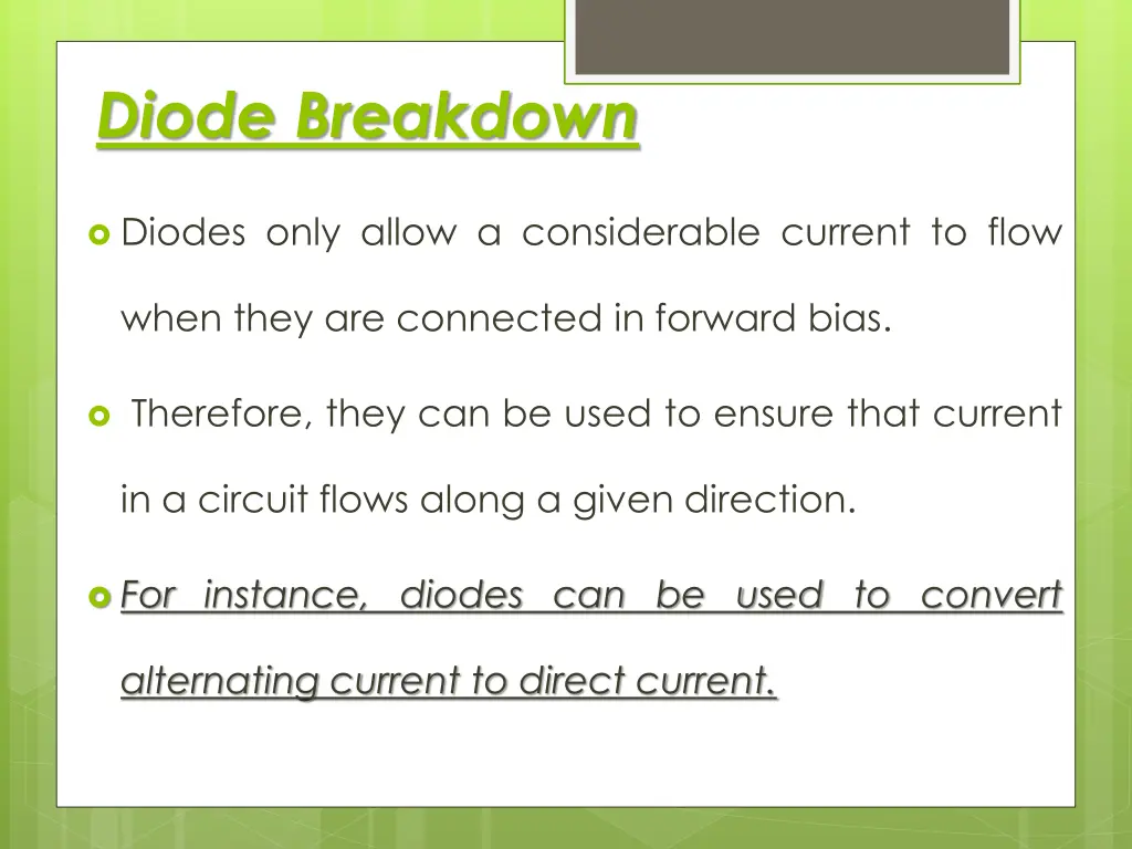 diode breakdown