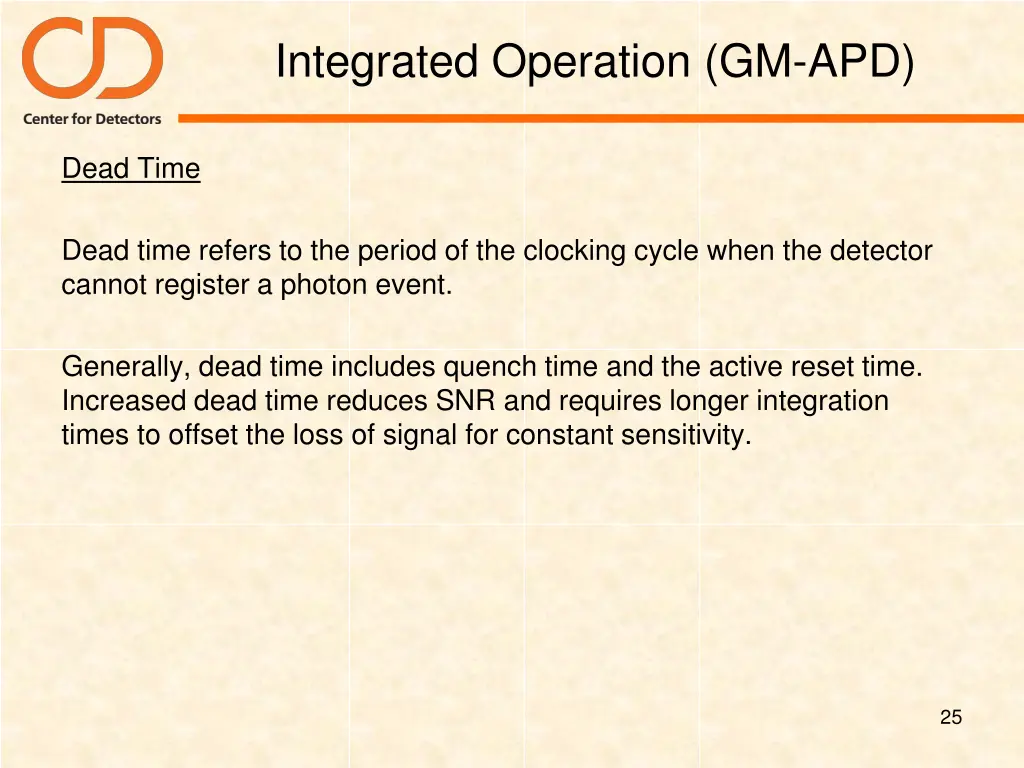 integrated operation gm apd 4