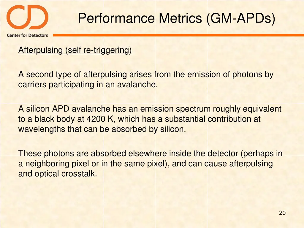 performance metrics gm apds