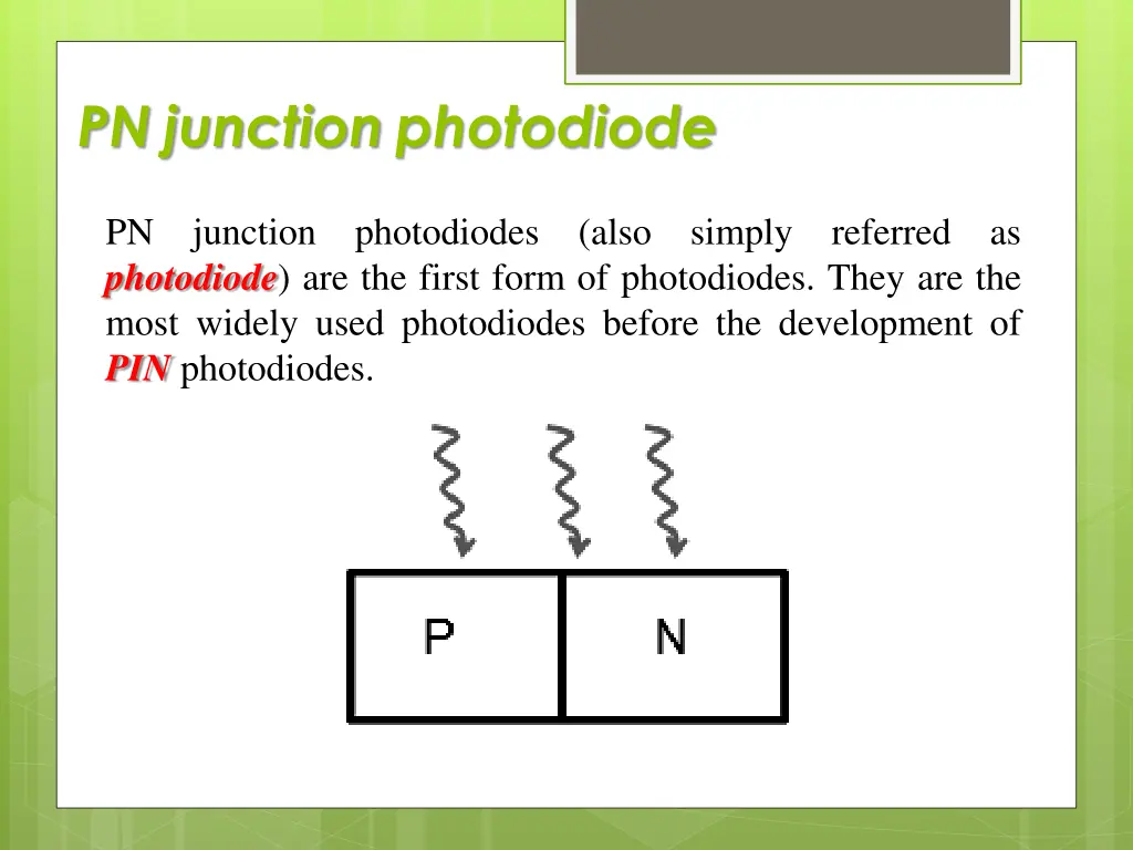 pn junction photodiode