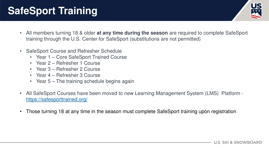 safesport training