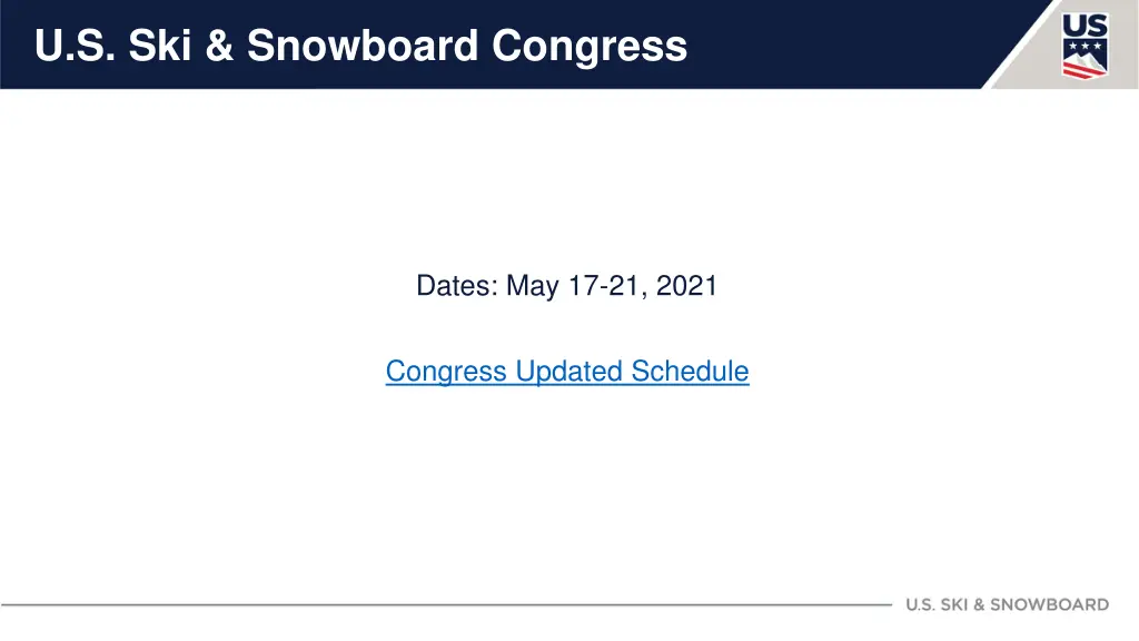 u s ski snowboard congress