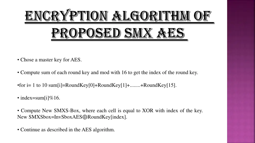 encryption algorithm of encryption algorithm