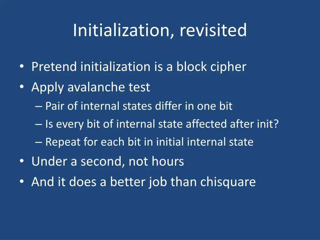 initialization revisited