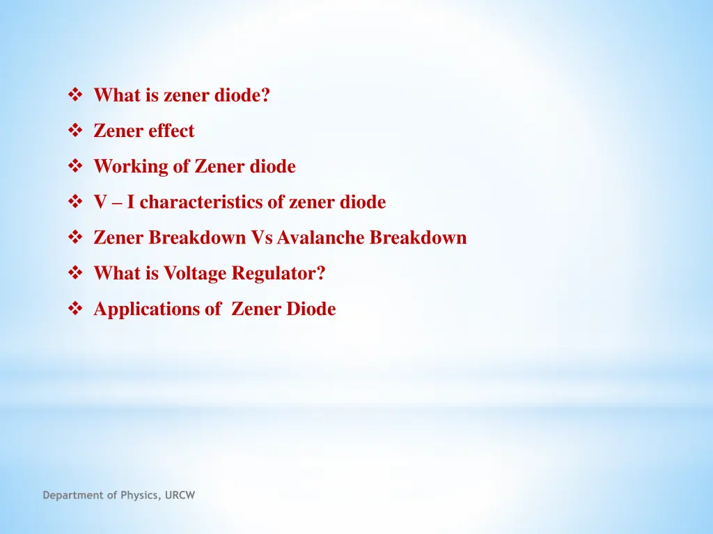 what is zener diode