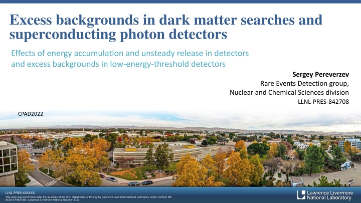 excess backgrounds in dark matter searches