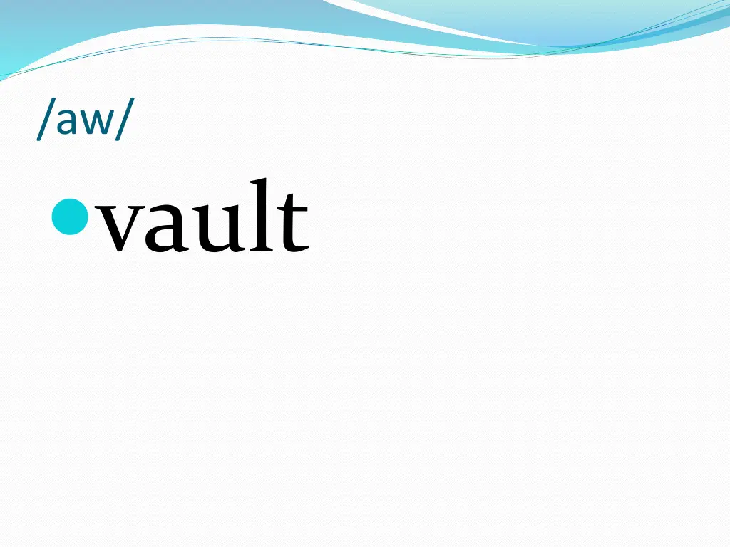 aw vault