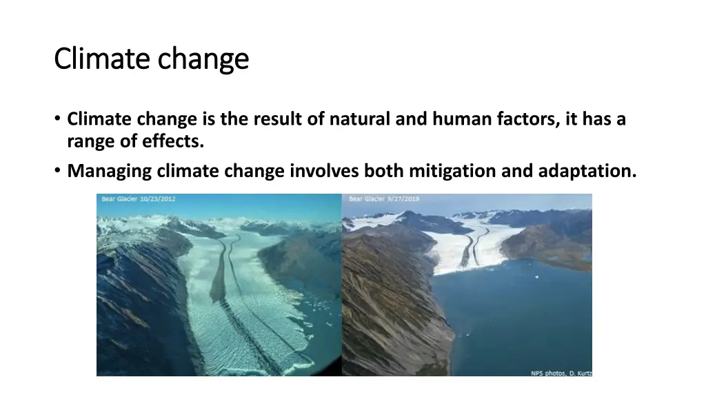 climate change climate change