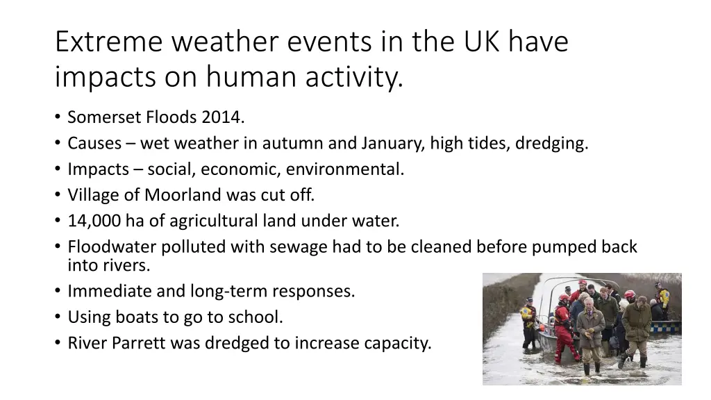 extreme weather events in the uk have impacts