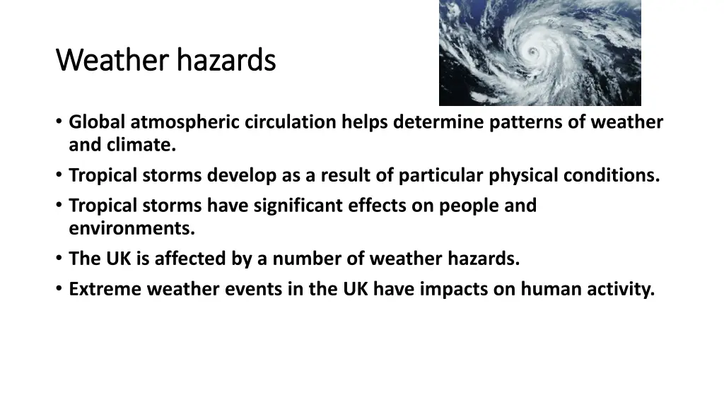 weather hazards weather hazards