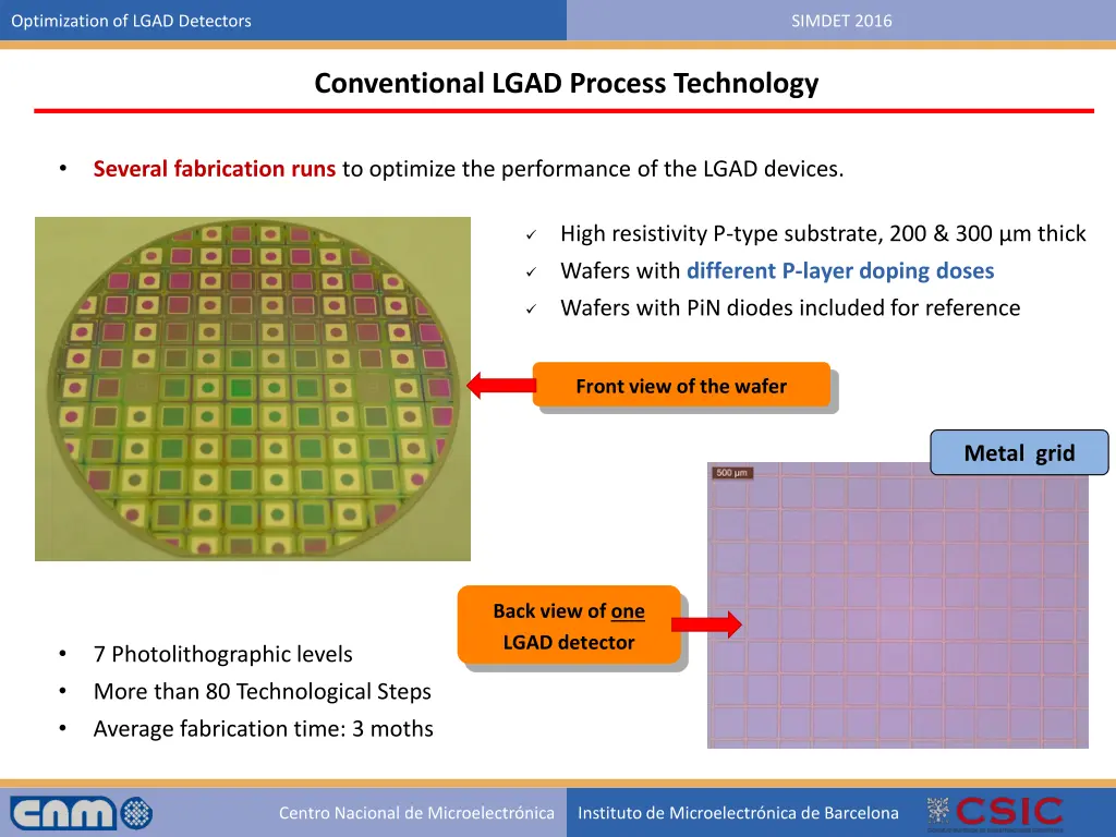 optimization of lgad detectors 42