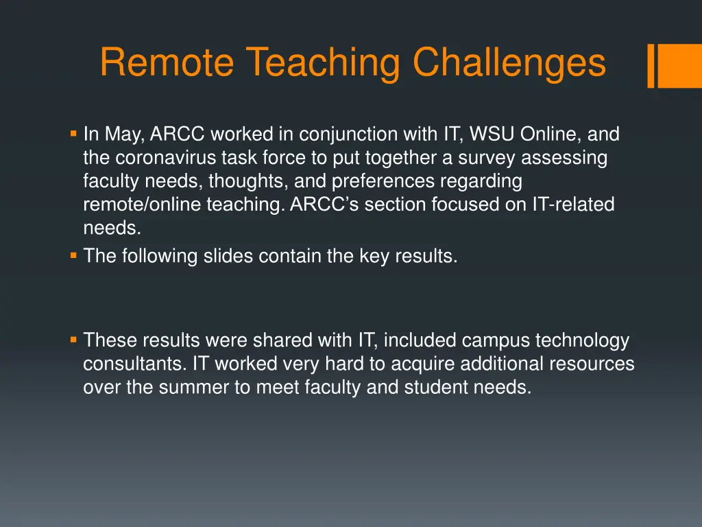 remote teaching challenges