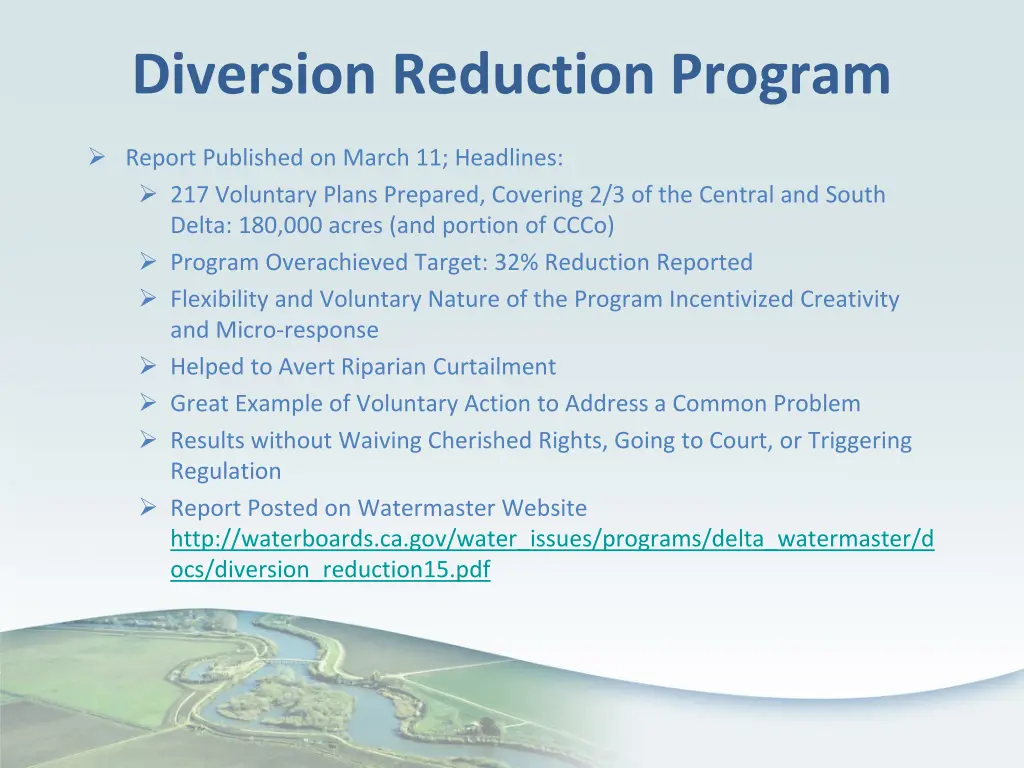 diversion reduction program