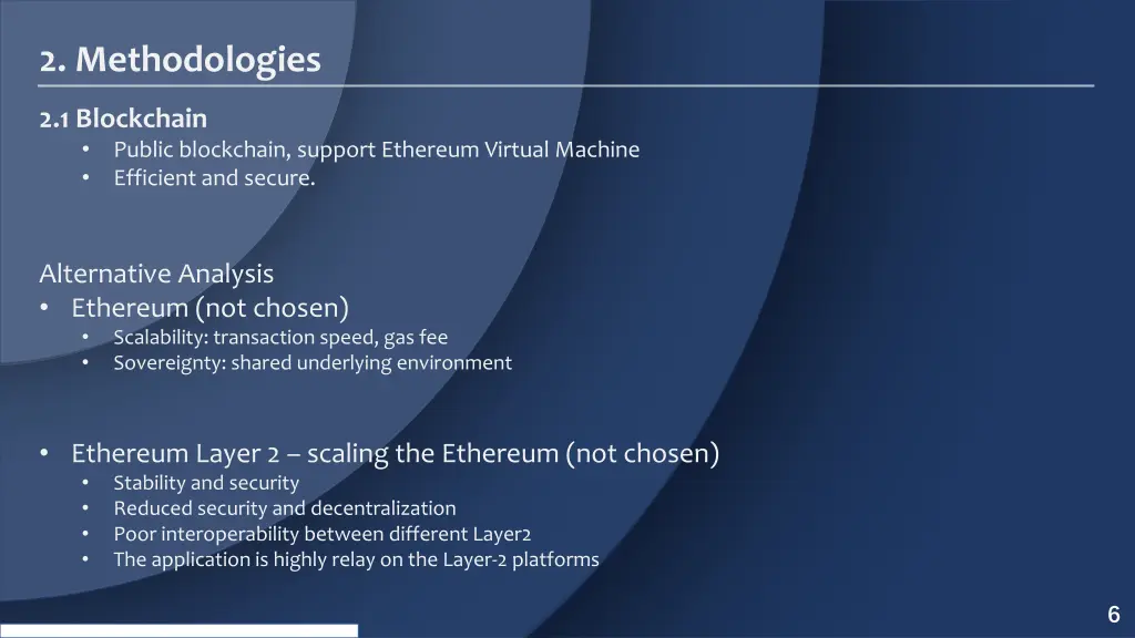 2 methodologies