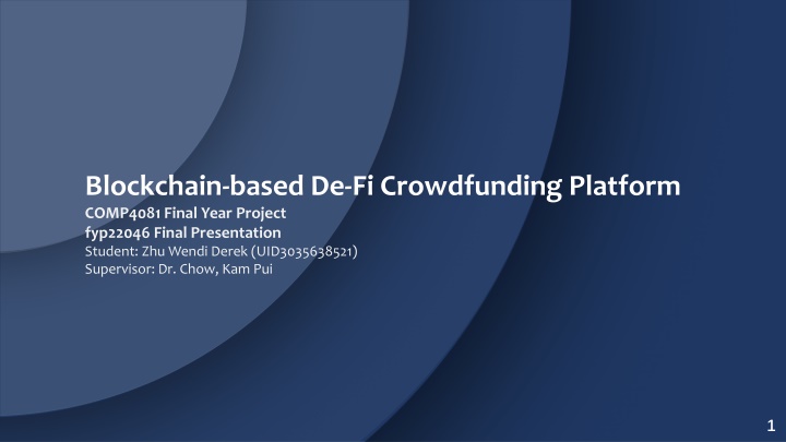 blockchain based de fi crowdfunding platform