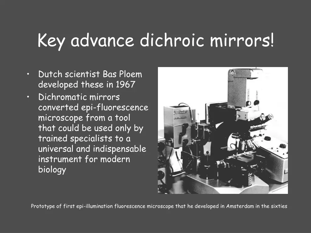 key advance dichroic mirrors