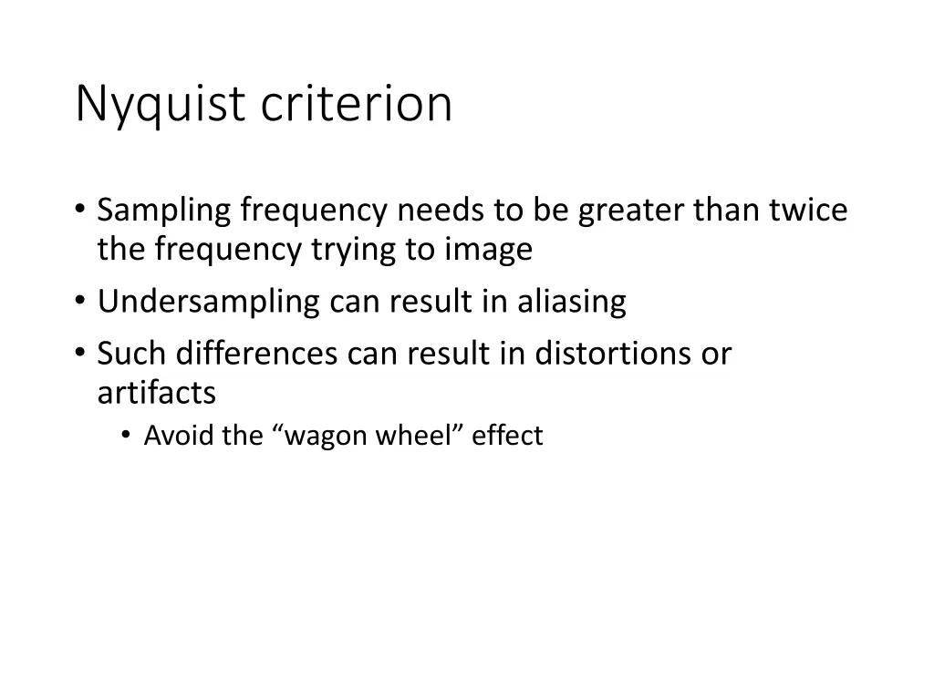 nyquist criterion