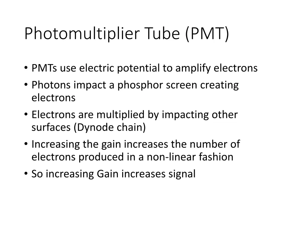 photomultiplier tube pmt 1