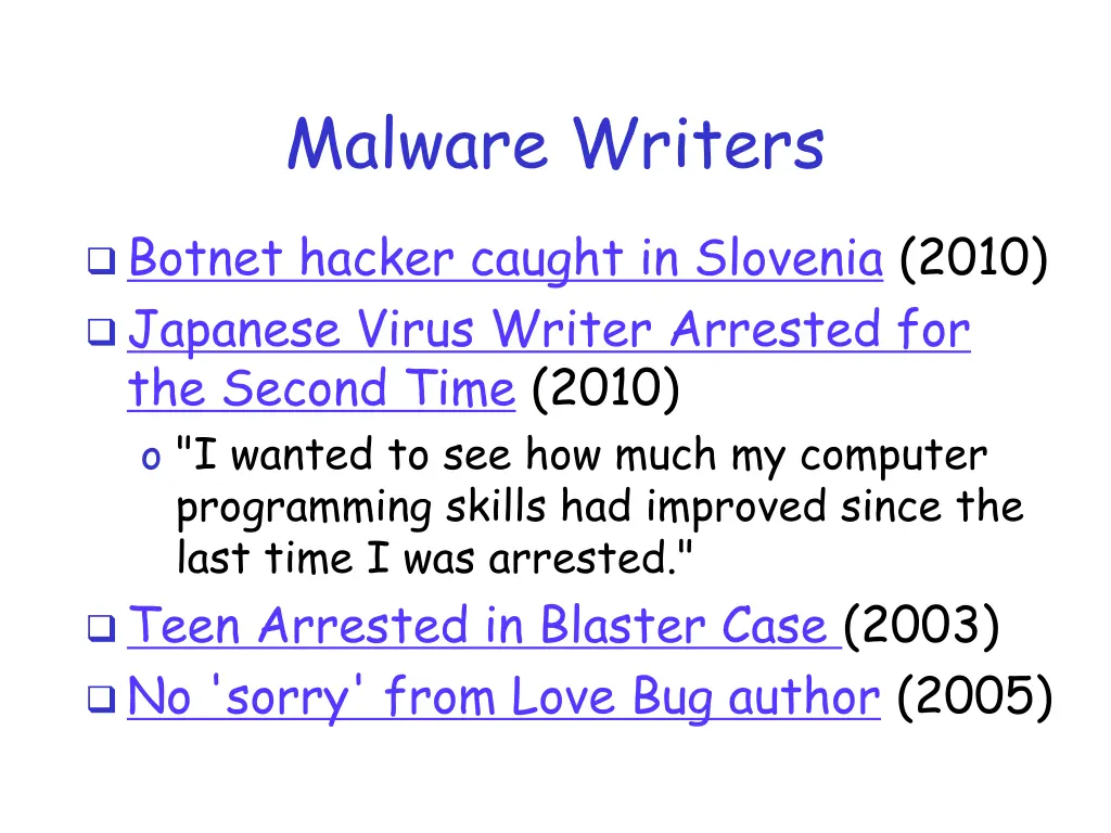 malware writers