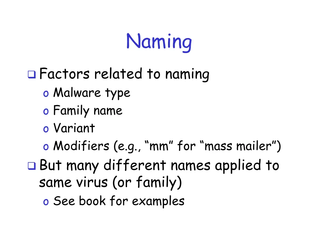 naming 1