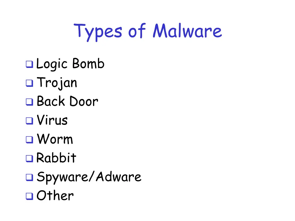 types of malware