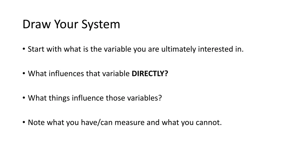 draw your system