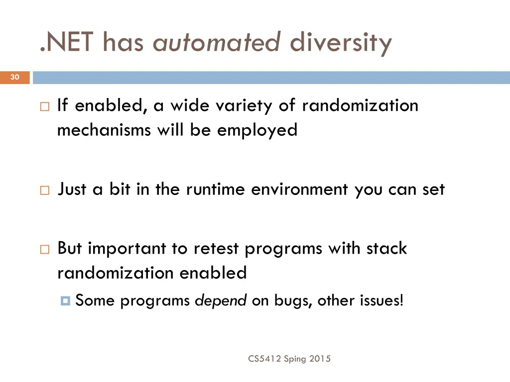 net has automated diversity