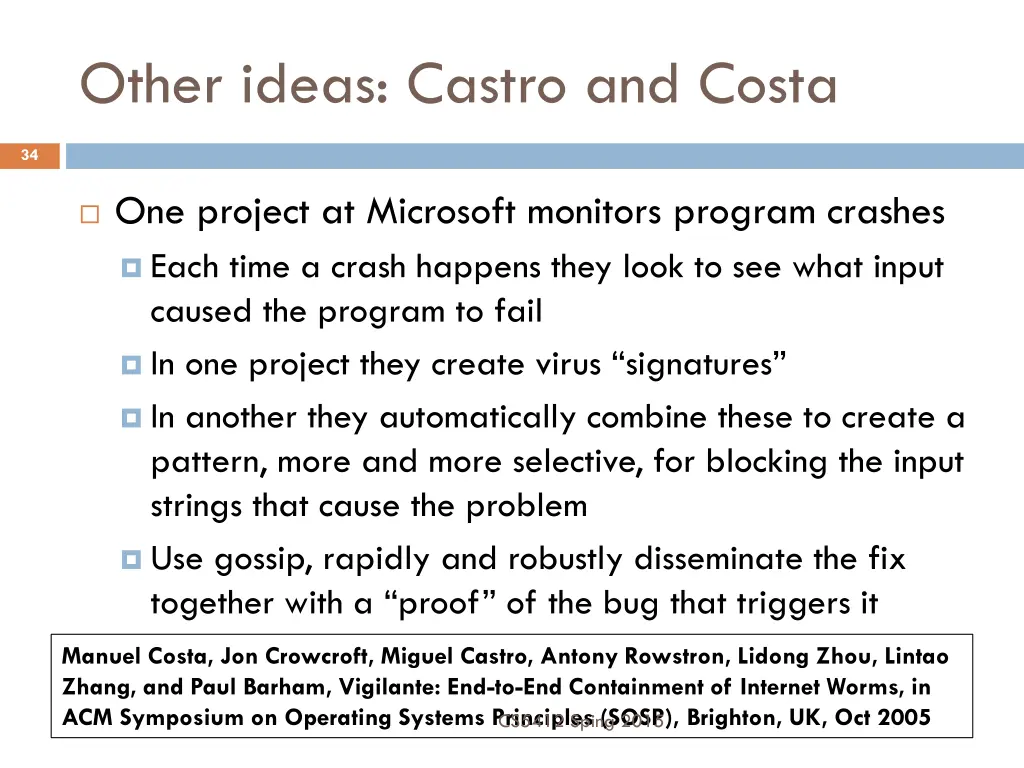 other ideas castro and costa