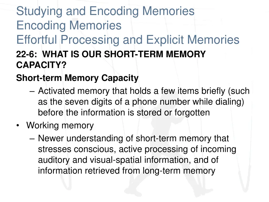 studying and encoding memories encoding memories 4