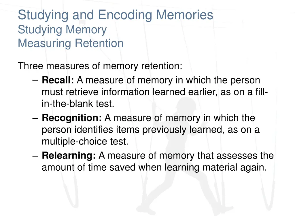 studying and encoding memories studying memory 1