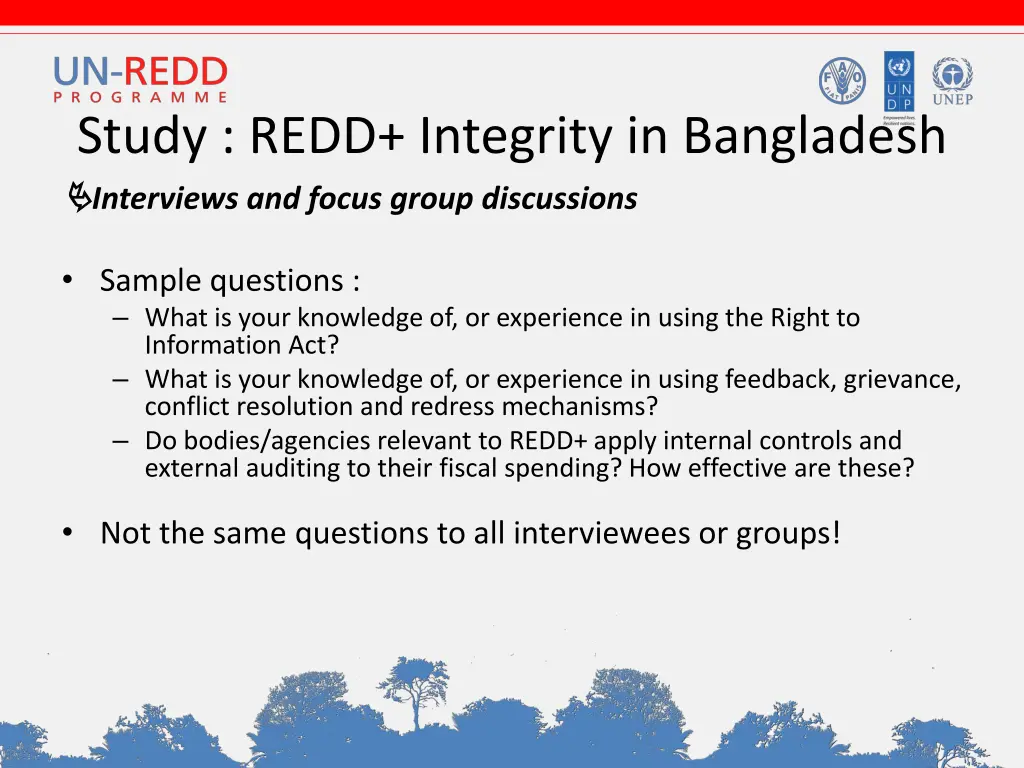 study redd integrity in bangladesh 2