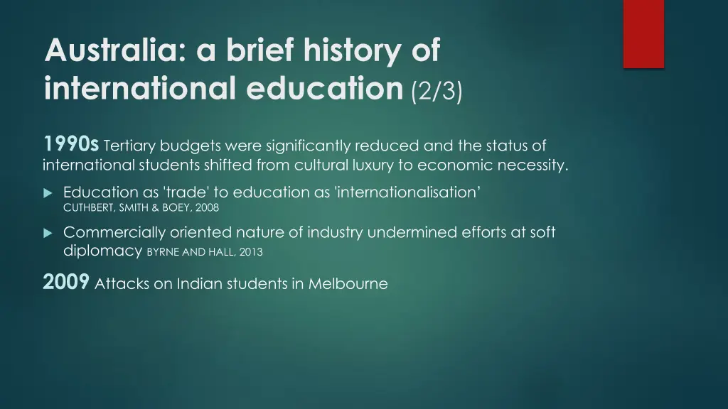 australia a brief history of international 1