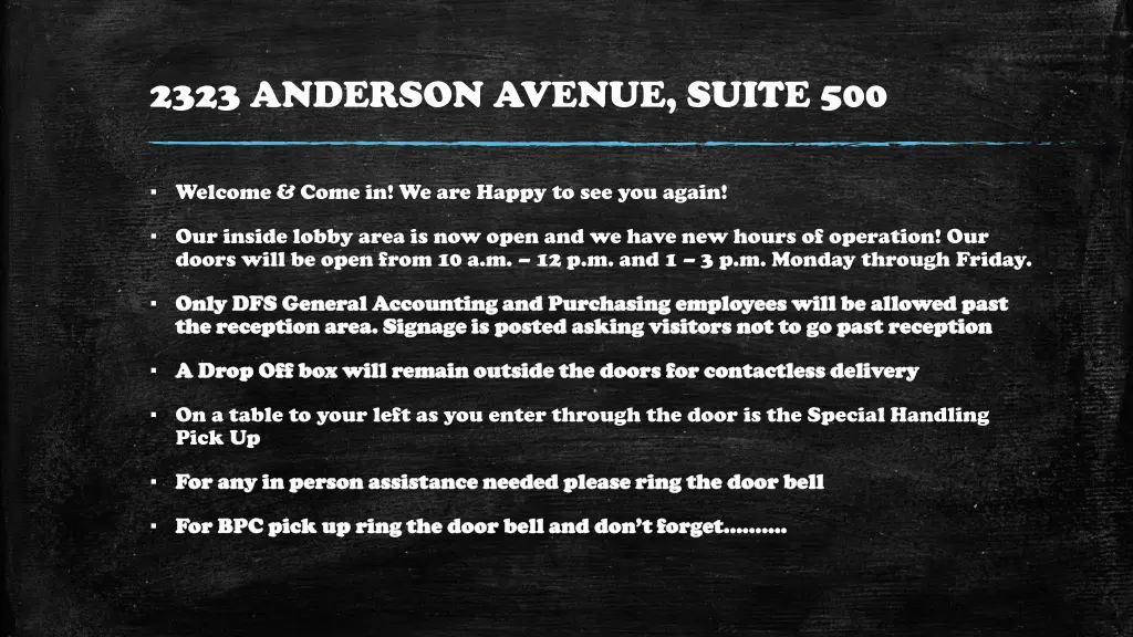 2323 anderson avenue suite 500