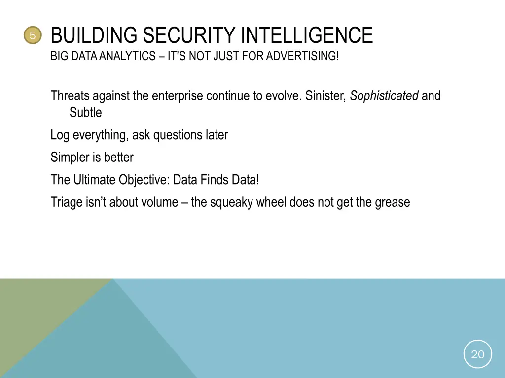 building security intelligence big data analytics