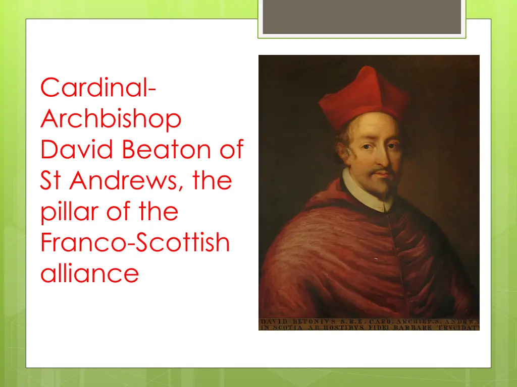 cardinal archbishop david beaton of st andrews