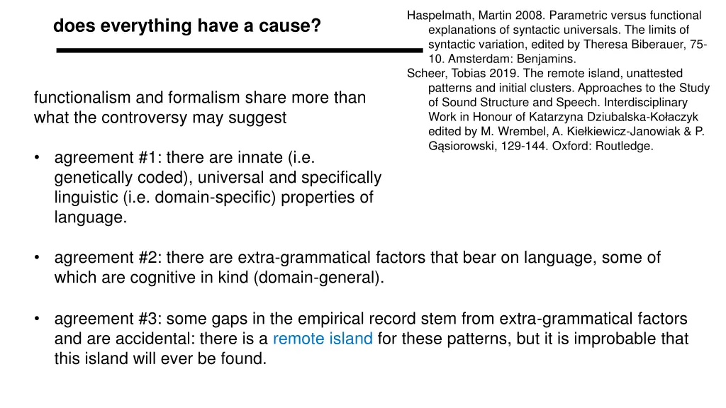 haspelmath martin 2008 parametric versus