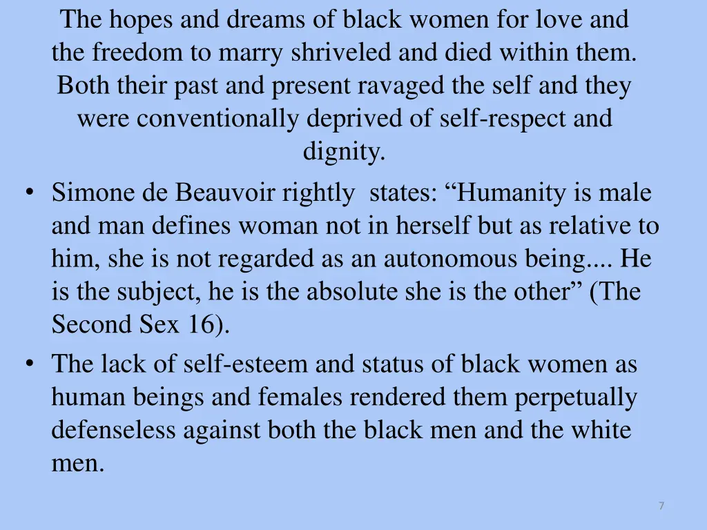 the hopes and dreams of black women for love