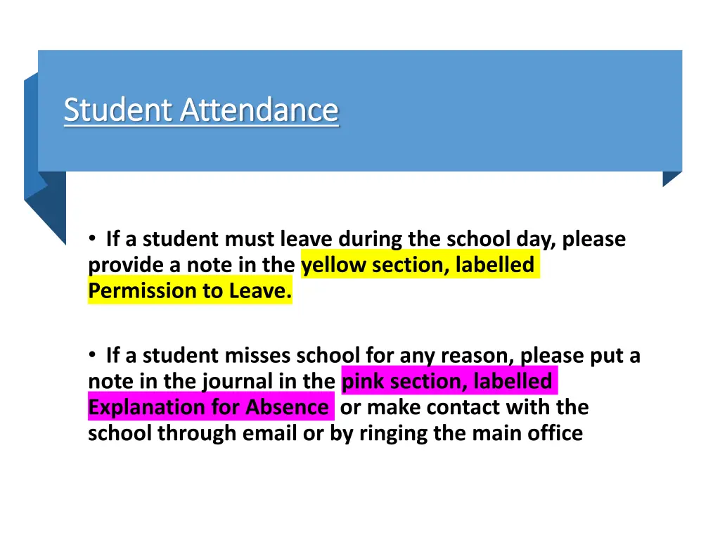 student attendance student attendance