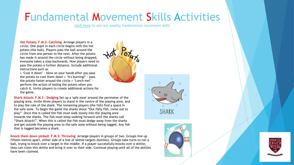 fundamental movement skills activities click here