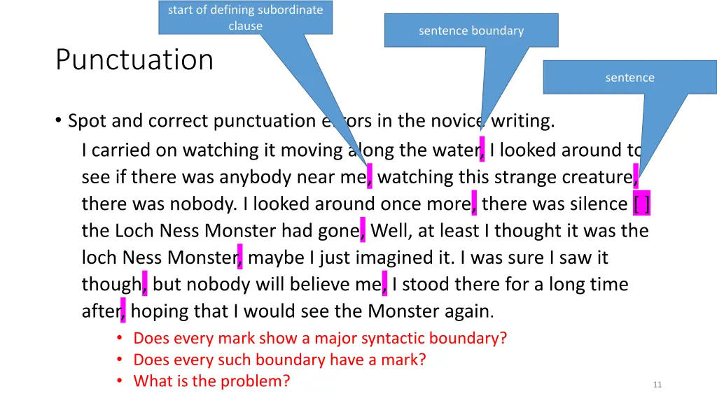 start of defining subordinate clause